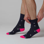 Load and play video in Gallery viewer, 3 Pairs Men&#39;s Cotton Socks - Nautical
