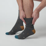 Load and play video in Gallery viewer, 3 Pairs Men&#39;s Cotton Socks - Geometric Myriad
