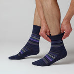 Load and play video in Gallery viewer, 3 Pairs Men&#39;s Cotton Socks - Homestead Stripe
