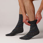 Load and play video in Gallery viewer, 3 Pairs Men&#39;s Cotton Socks - Electric Utopia
