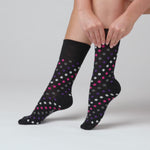 Charger et lire la vidéo dans la visionneuse de la Galerie, 3 paires de chaussettes en coton pour femme - Multi Dot
