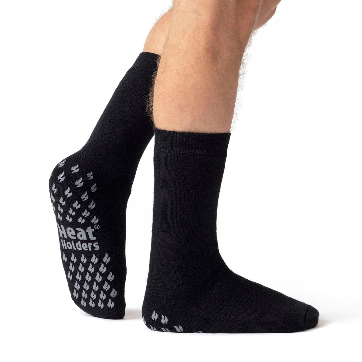 1 paire de chaussettes thermiques Raynaud pour homme - Noires