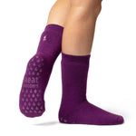 Charger l&#39;image dans la galerie, 1 paire de chaussettes thermiques Raynaud pour femme - Violet
